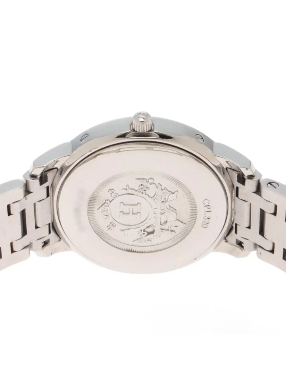 Hermes Clipper Watch Stainless Steel Shell Quartz